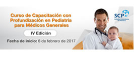 SCP -  IV Curso Virtual de Profundización en Pediatría para Médicos Generales